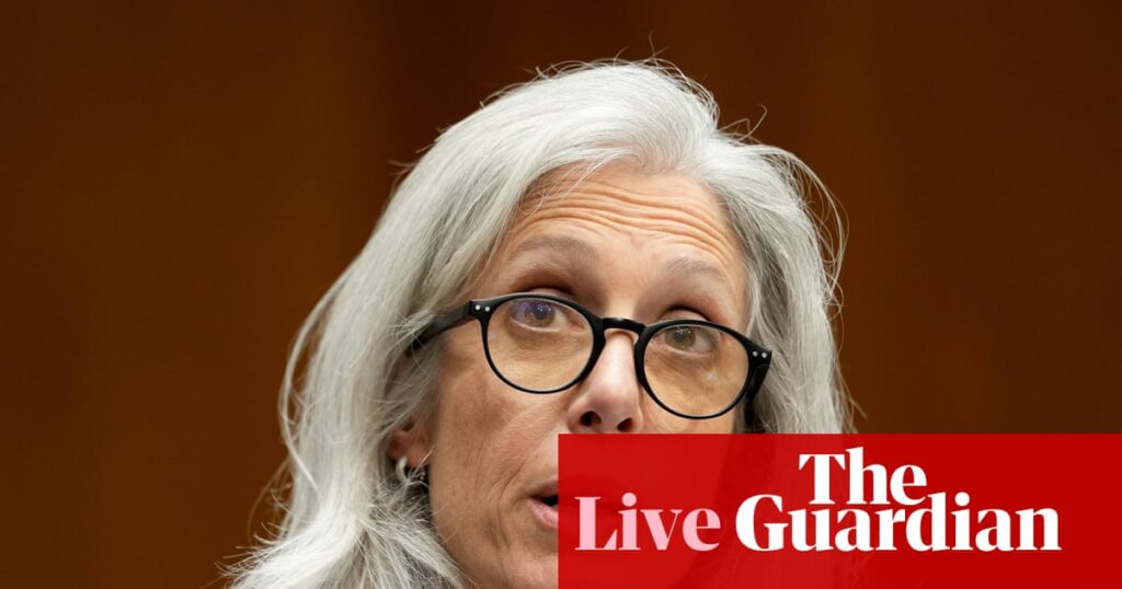 Bernie Sanders condemns ousting of CDC chief Susan Monarez as ‘outrageous’ – US politics live | US news