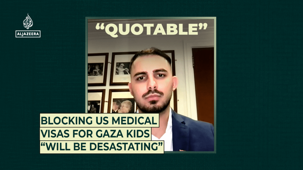 Blocking US medical visas for Gaza kids “will be devastating”