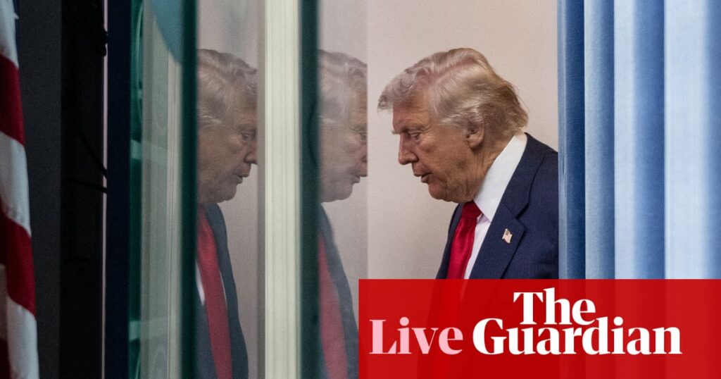 Democrats call Trump’s DC police takeover ‘a distraction’ from Epstein files, tariffs and tax bill – live updates | Trump administration