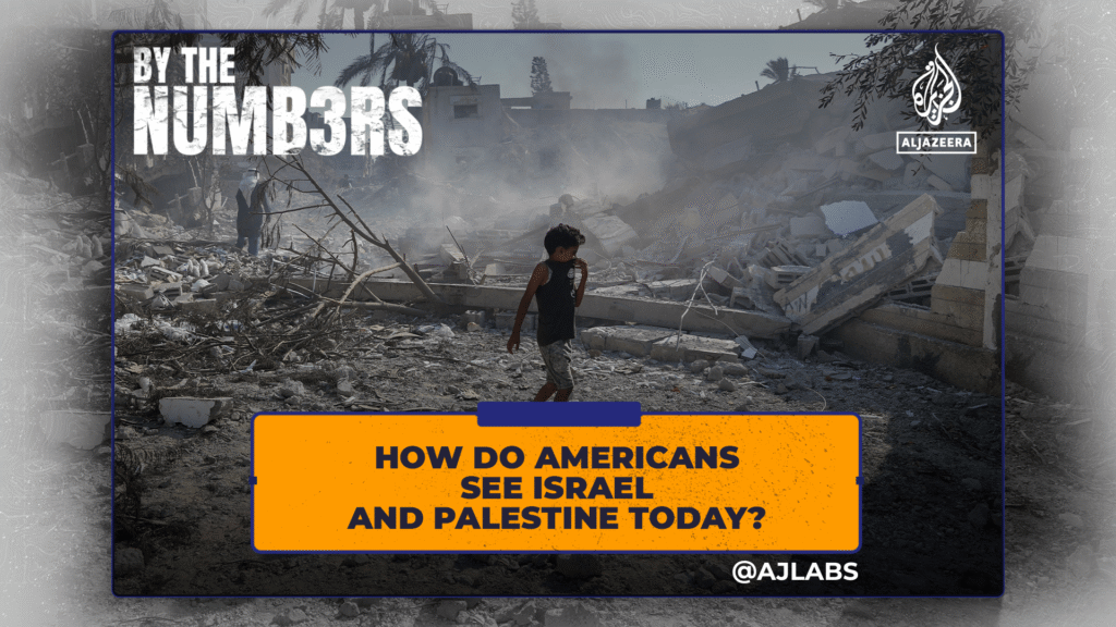 How do Americans see Israel and Palestine today?