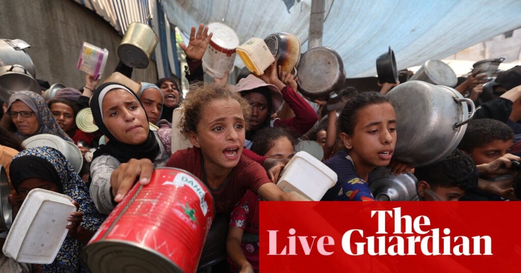 More Palestinians die of starvation as famine spreads in Gaza – Middle East crisis live | Gaza