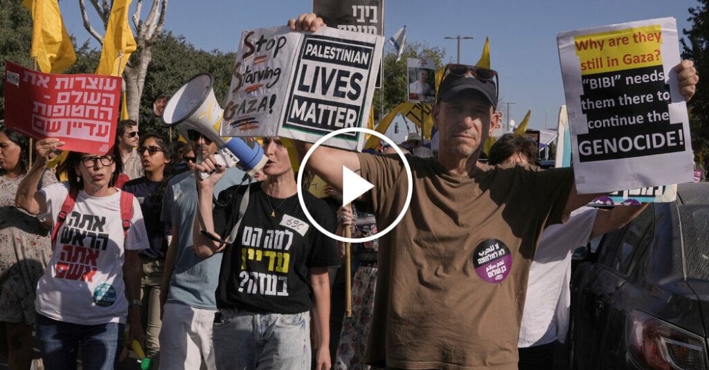 Protesters in Israel Demand End of War in Gaza, Freedom of Hostages