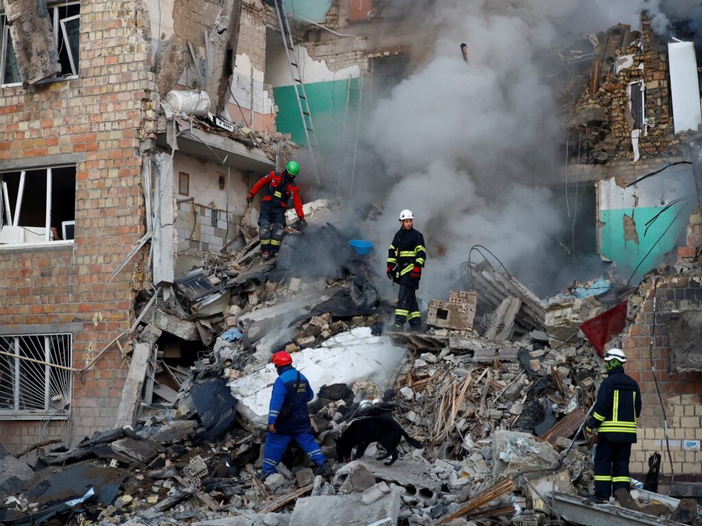 Several killed, dozens wounded in Russian attack on Ukrainian capital | Russia-Ukraine war News