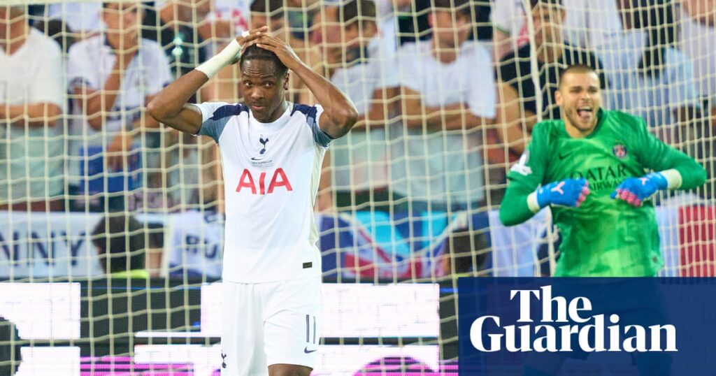 Tottenham ‘disgusted’ by racial abuse of Mathys Tel after Super Cup defeat | Tottenham Hotspur