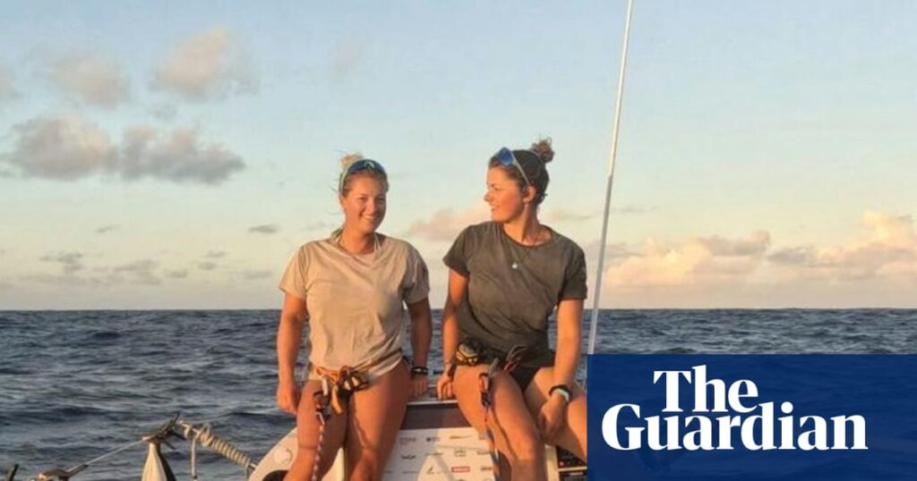 ‘We keep plodding along’: UK pair two-thirds of the way through 8,000-mile charity row | UK news