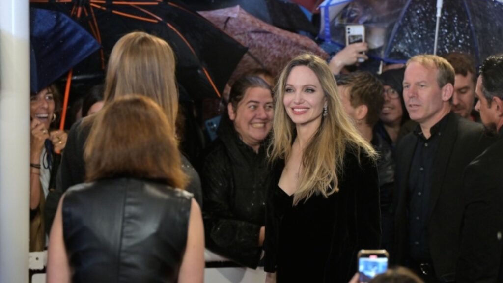Angelina Jolie, Louis Garrel at San Sebastian Premiere of 'Couture'