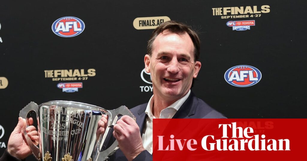 Australia news live: AFL State of Origin to return after 27-year hiatus; hiker found in Snowy Mountains after eight days | Australia news