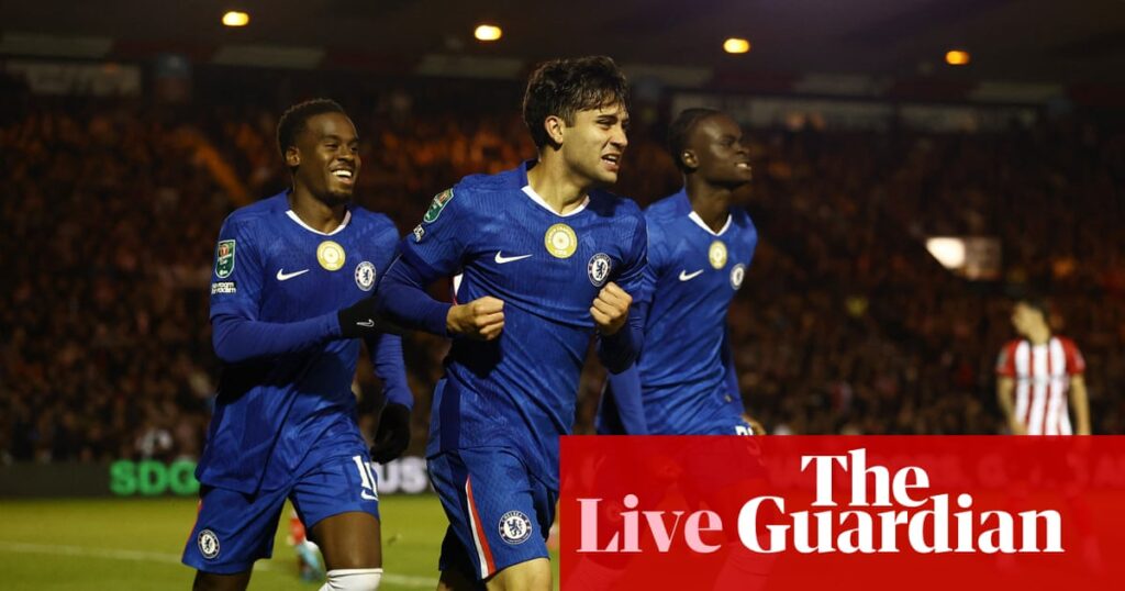 Lincoln v Chelsea, Liverpool v Southampton, and more: Carabao Cup – live | Carabao Cup