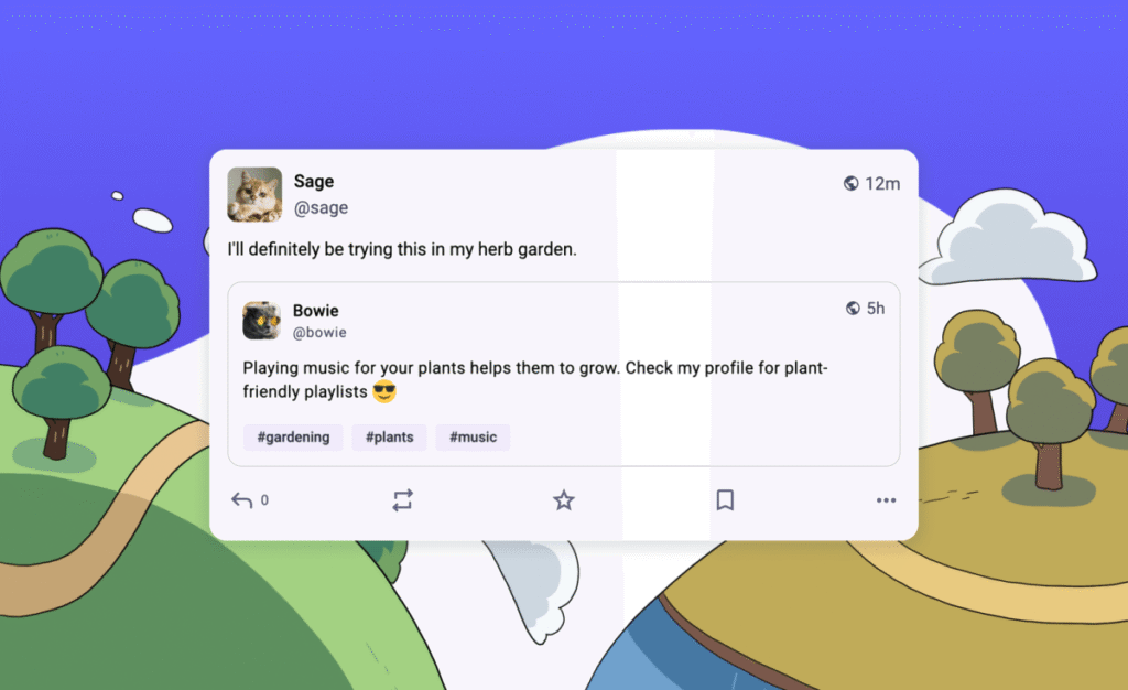 screenshot showing Mastodon quote posts