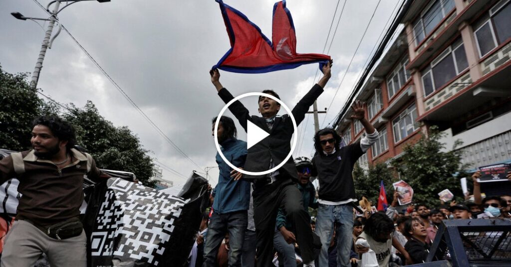 Nepalese Protesters Briefly Storm Parliament Over Social Media Ban