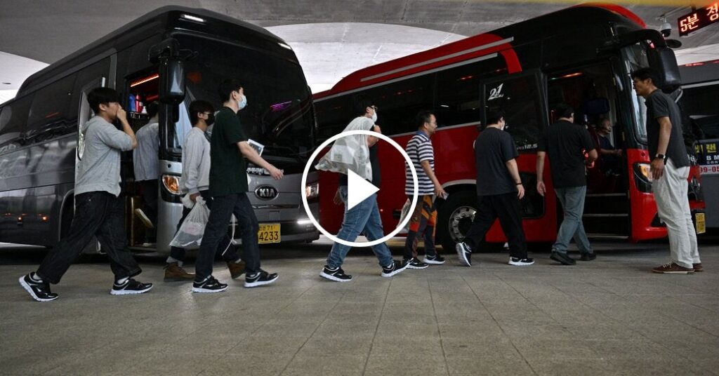 Plane With Detained Hyundai Workers Arrives in South Korea