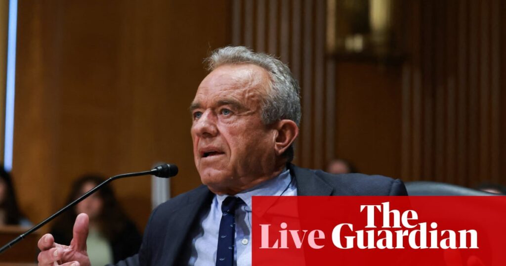 RFK Jr grilled in tense hearing about chaos at federal health agencies and vaccines – live updates | Robert F Kennedy Jr