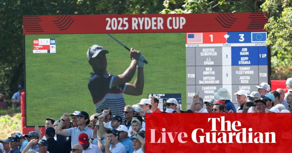 Ryder Cup 2025: USA 1-3 Europe after day-one foursomes – live updates | Ryder Cup 2025