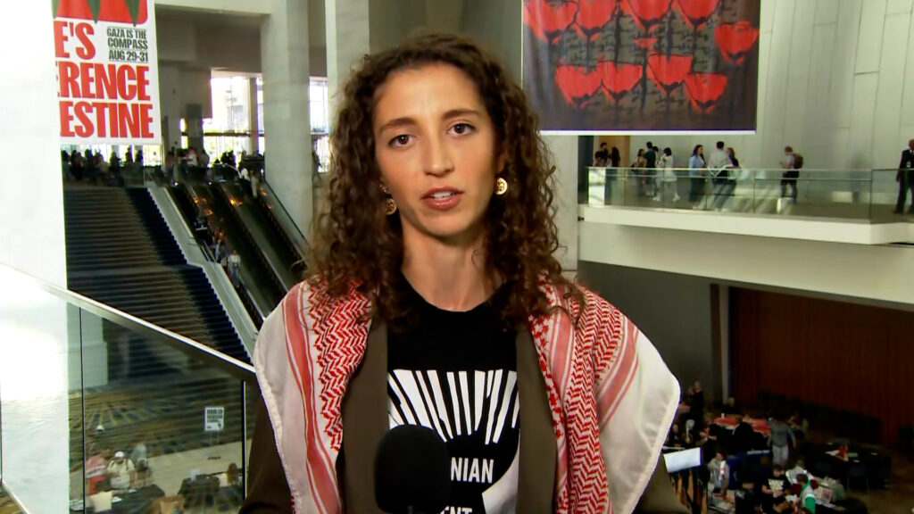 See what Palestinian activist said to Al Jazeera journalist | Newsfeed