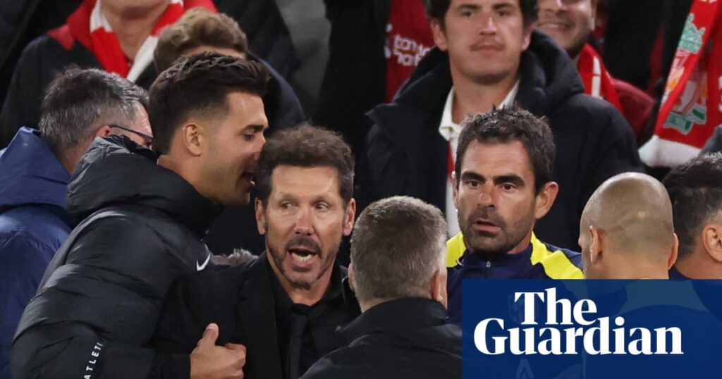 Simeone blames fan row after Liverpool winner on ‘getting insulted all game’ | Champions League