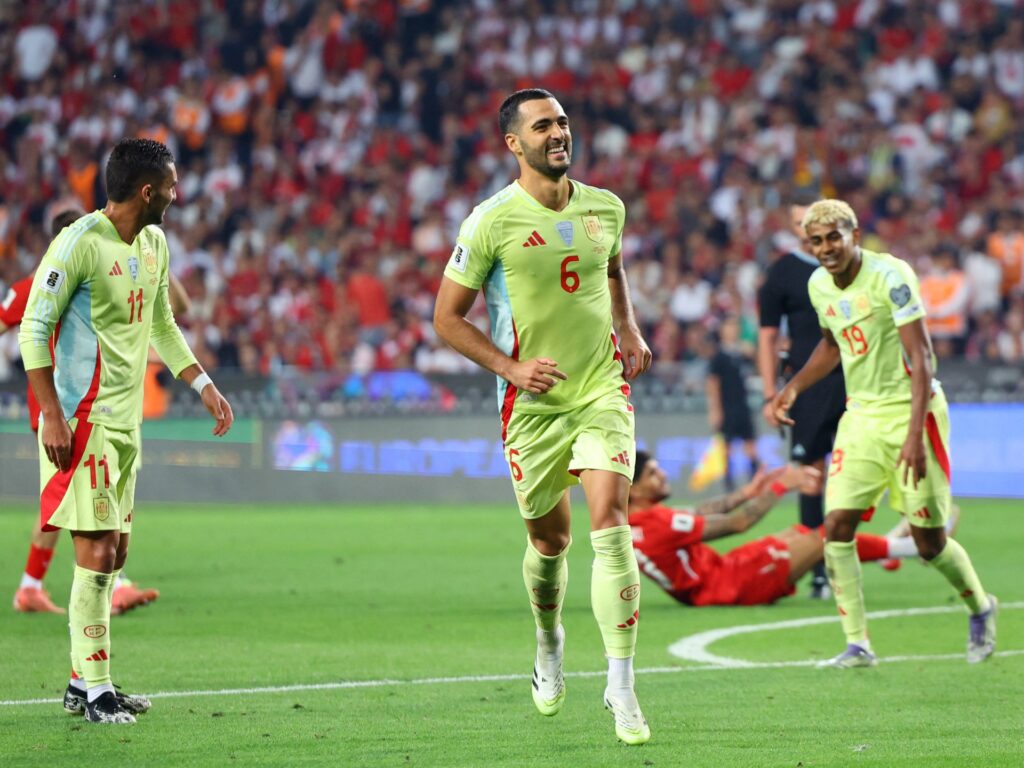 Spain thump Turkiye 6-0 in World Cup 2026 qualifier as Merino scores three | Football News