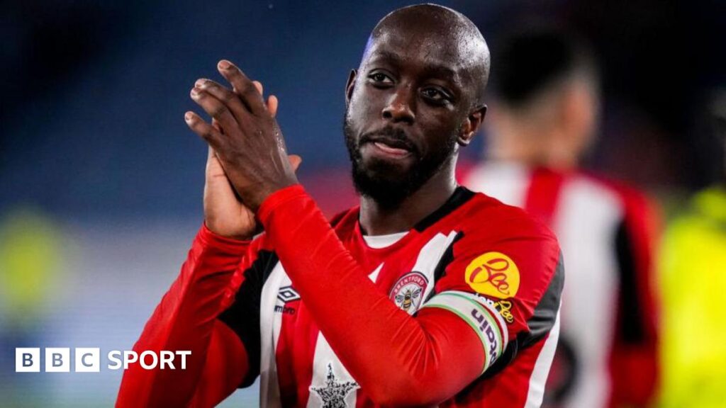 Yoane Wissa applauds Brentford fans