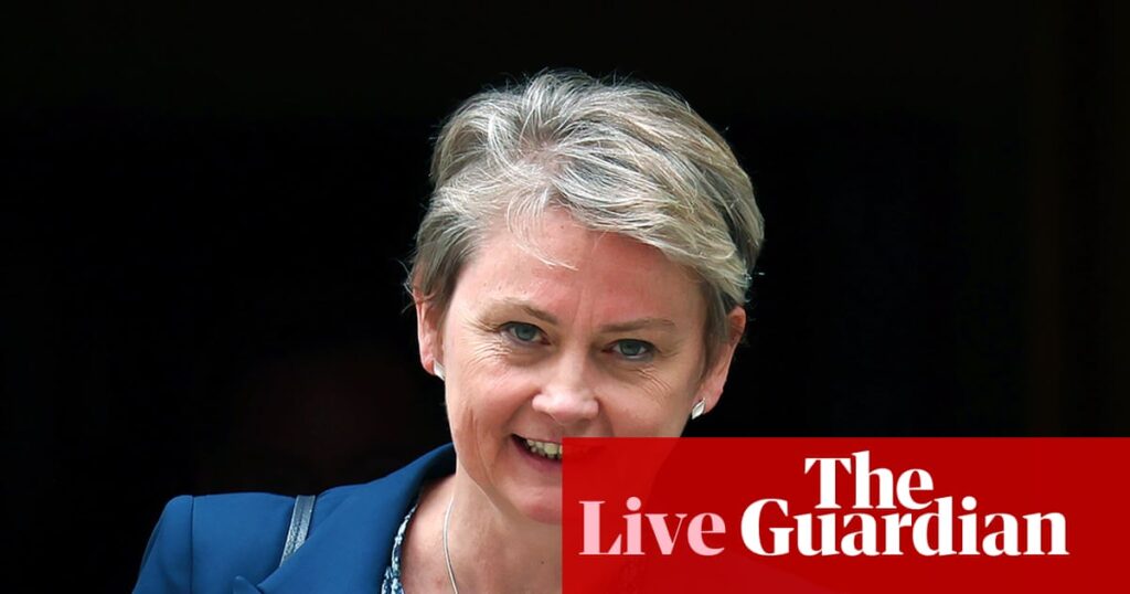 ‘Put them up anywhere’: Cooper backs St George’s flags as No 10 says asylum seekers could be housed in industrial buildings – UK politics live | Politics