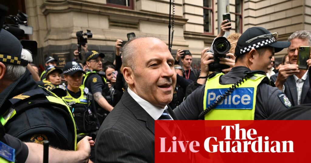 Australia news live: Mokbel convictions overturned in Lawyer X appeal; police and pro-Palestine protesters to meet over Opera House march | Australia news