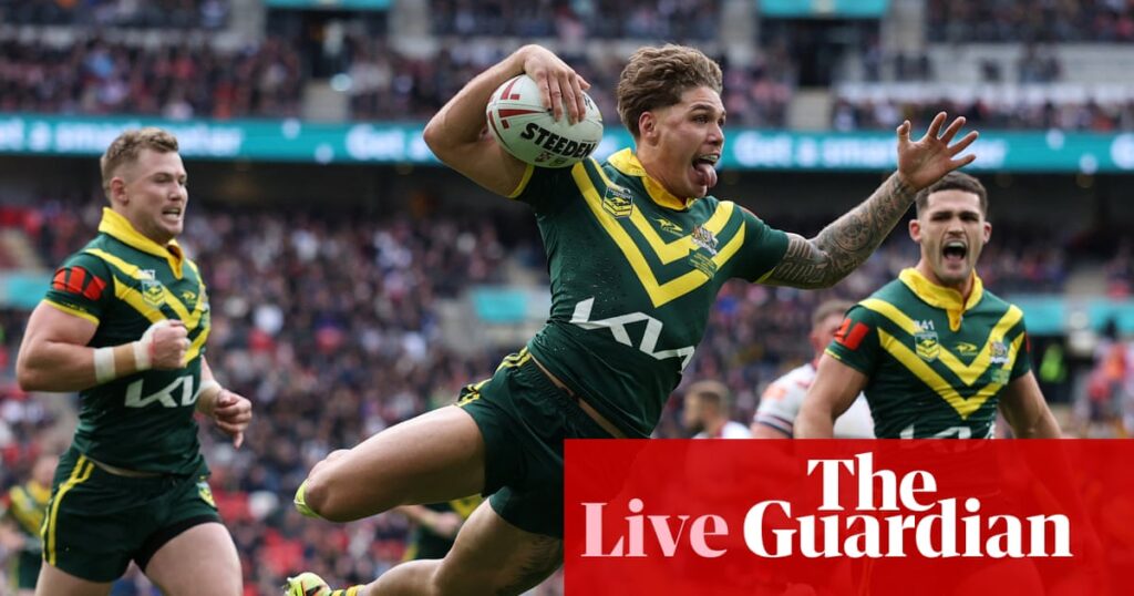 England v Australia: rugby league Ashes first Test – live updates | Rugby league England v Australia: rugby league Ashes first Test – live updates | Rugby league