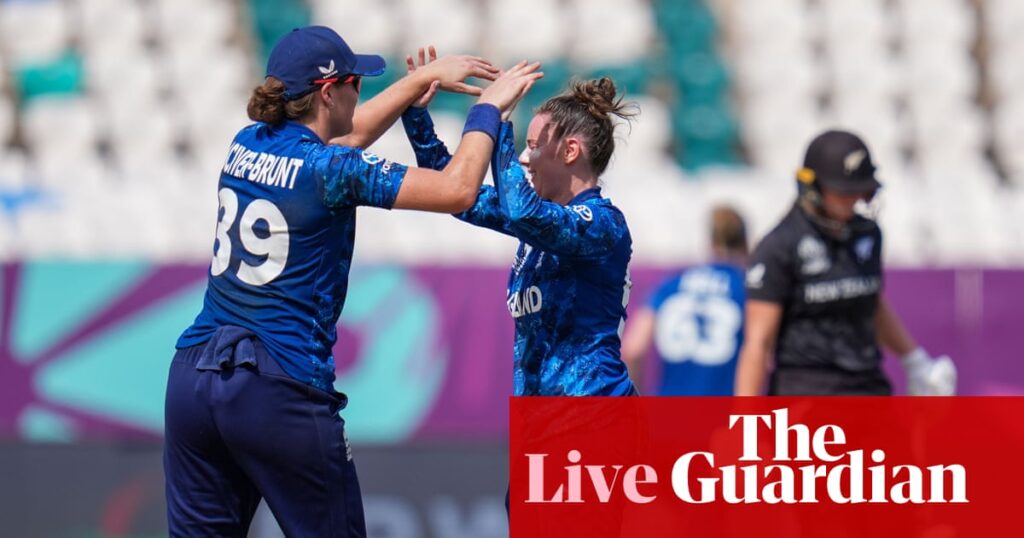 England v New Zealand: Women’s Cricket World Cup – live | Women’s Cricket World Cup England v New Zealand: Women’s Cricket World Cup – live | Women's Cricket World Cup