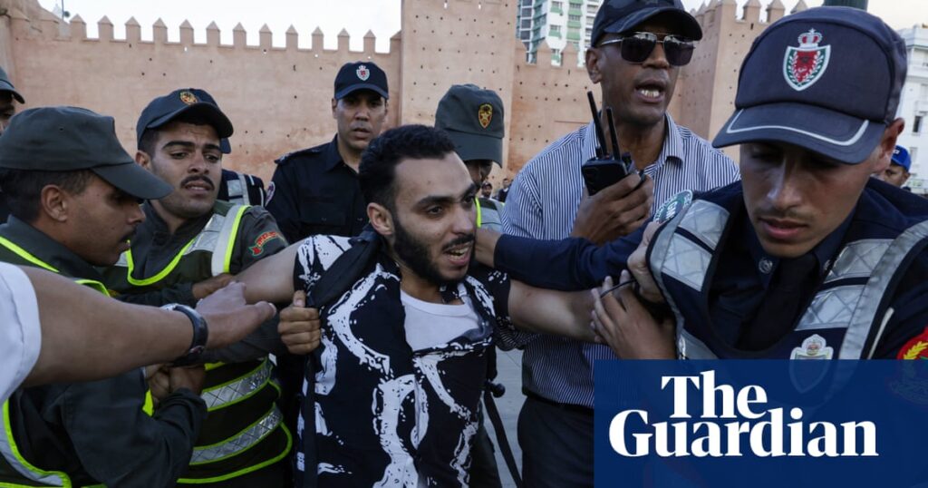 Hundreds arrested at anti-corruption demonstrations across Morocco – video | Morocco