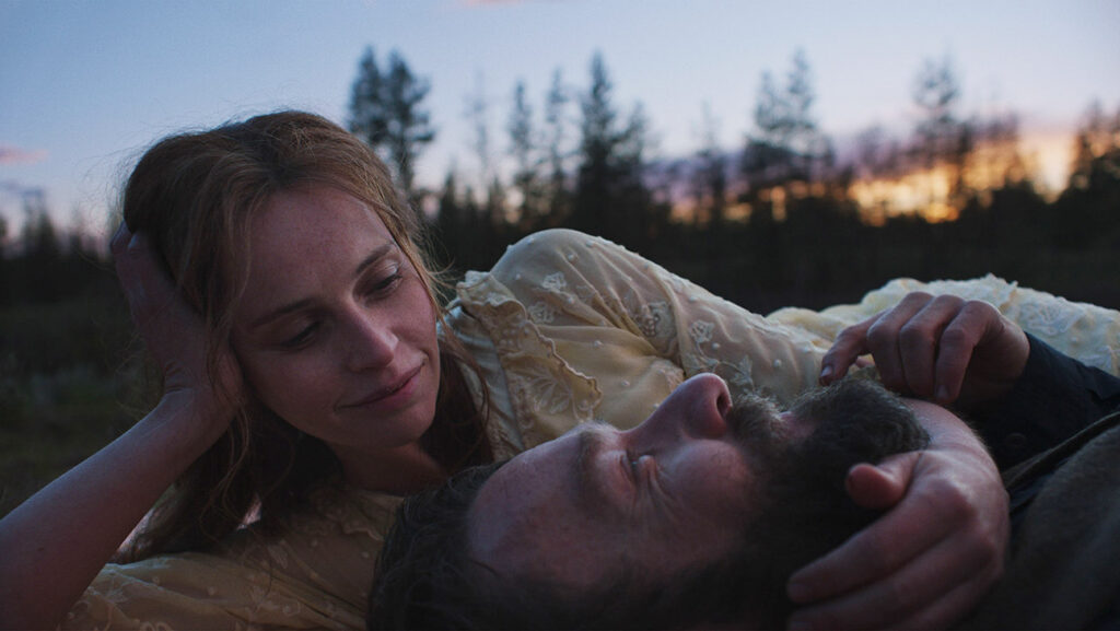 Joel Edgerton and Felicity Jones appear in Train Dreams by Clint Bentley, an official selection of the 2025 Sundance Film Festival.