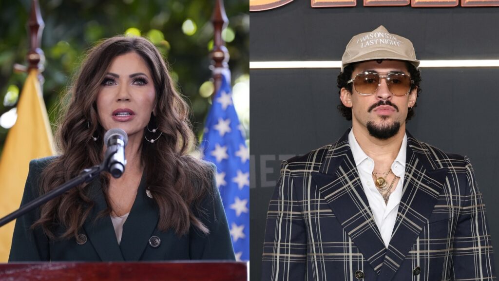 Kristi Noem and Bad Bunny