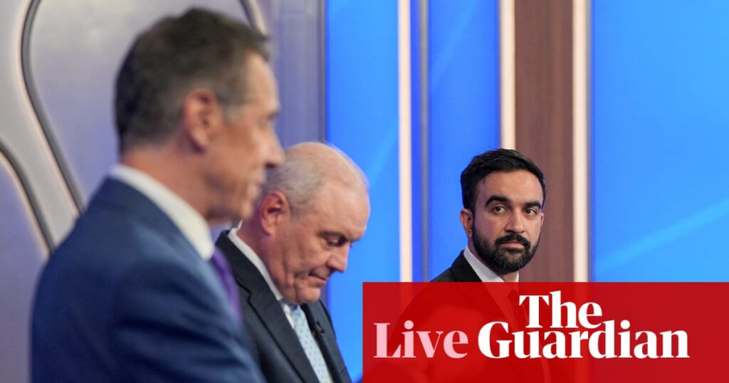 Mamdani and Cuomo spar in New York mayoral debate – US politics live | Trump administration