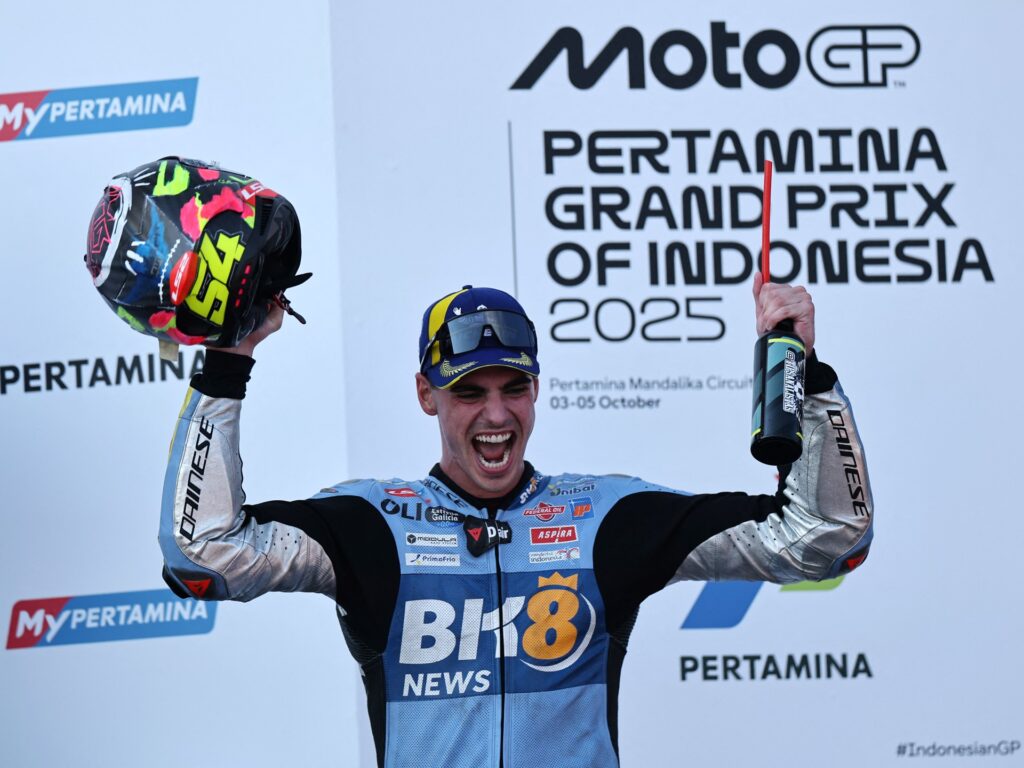 MotoGP Indonesia: Aldeguer wins first race as Marquez, Bezzecchi crash out | Motorsports News