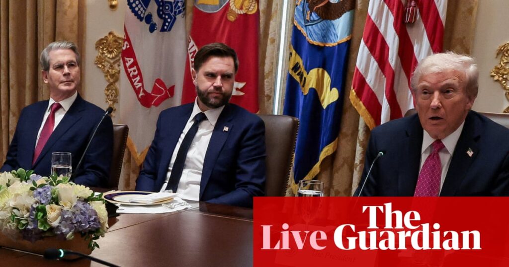Trump says ‘drug-carrying submarine’ was target of latest strike in the Caribbean – US politics live | US news