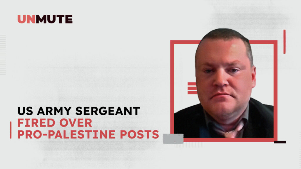 US army sergeant fired over pro-Palestine posts