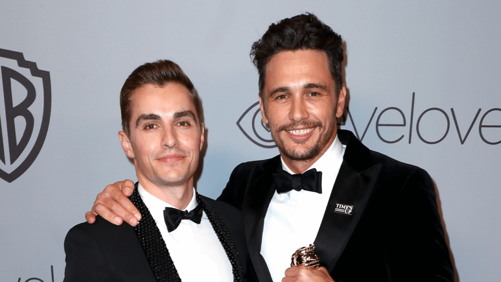 Dave Franco Doesn’t Attribute Success to Being James Franco’s Brother (L-R) Dave Franco and James Franco in 2018.