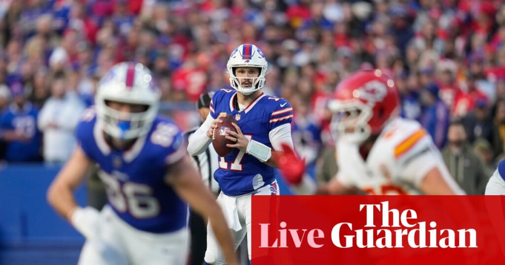 NFL week nine: Bills v Chiefs, Steelers stun Colts, Bears earn wild win over Bengals – live | NFL NFL week nine: Bills v Chiefs, Steelers stun Colts, Bears earn wild win over Bengals – live | NFL